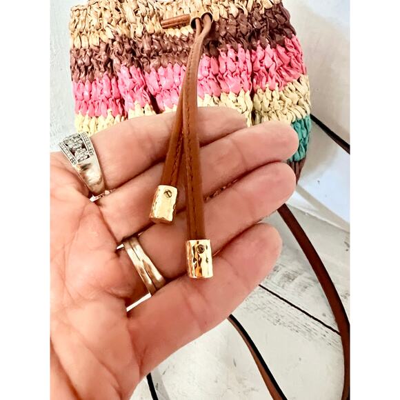 Ulla Johnson Paloma Ruched Essential Pouch Crossbody Belt Bag Multicolor - Picture 6 of 10